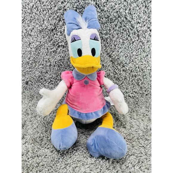 Disney Store Daisy Duck Plush Toy Stuffed Animal Size Large Multicolor Kids Toy - Picture 1 of 11